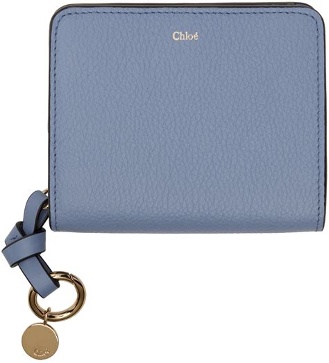 chloe blue wallet